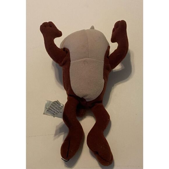 WB Looney Tunes TAZ LAYING DOWN 7" Stuffed Animal. Bean Bag - Picture 9 of 9